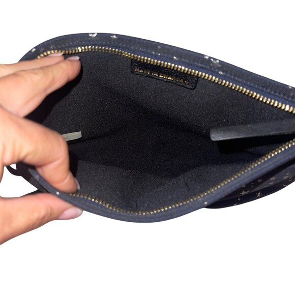 Kate Spade Womens Clutch Wristlet Bag Blue Starry Night Casual - Picture 6 of 9